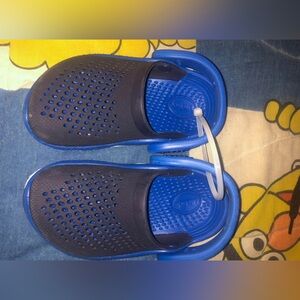 CROCS Navy and Royal Blue Clogs
